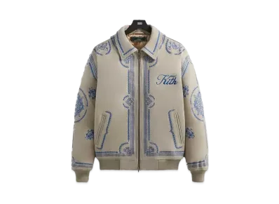 Kith Lamont Suede Coaches Jacket "Sandrift"