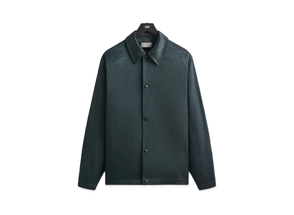 Kith Jacquard Faille Kieran Coaches Jacket "Machine"