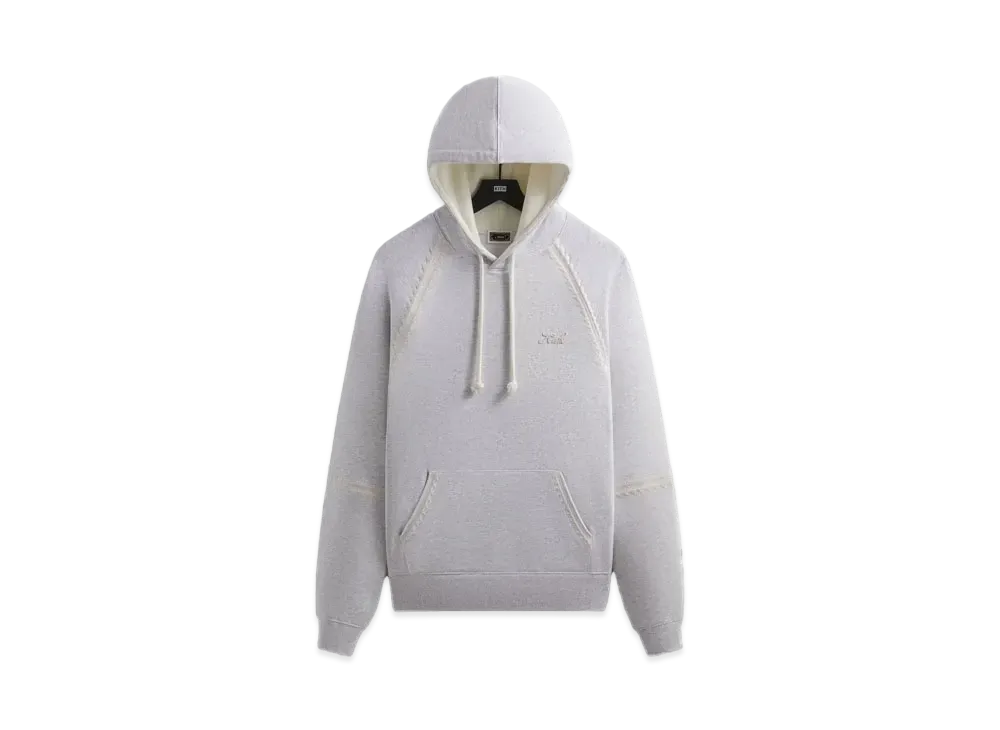 Kith Vale Raglan Hoodie "Light Heather Grey"