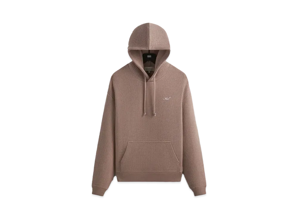 Kith Striped Interlock Williams III Hoodie "Perfume"