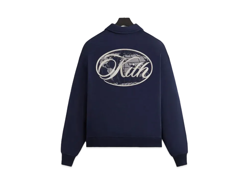 Kith Nelson Quarter Zip Rugby "Nocturnal"