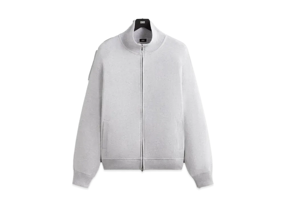 Kith Fleece Wyona Full Zip "Light Heather Grey"