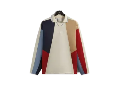 Kith Long Sleeve Panelled Otto Polo "Sandrift"