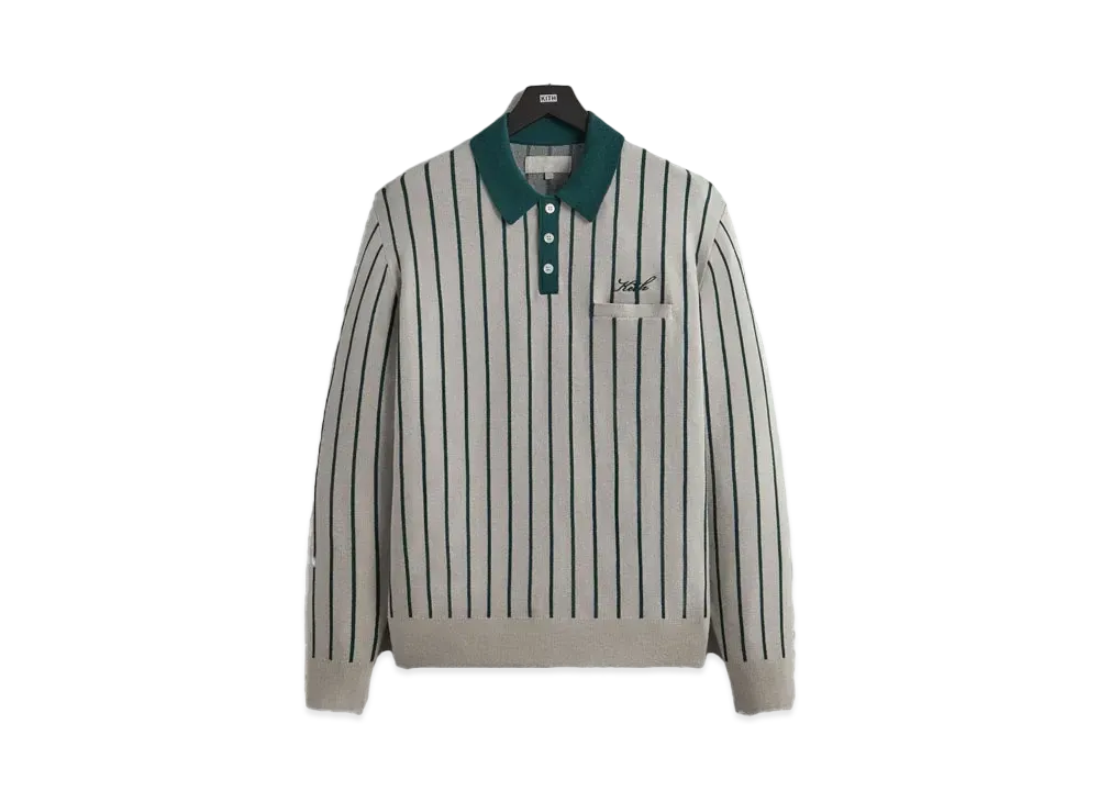 キス ハーモン ラグビー プルオーバー セーター "ライト ヘザー グレー"