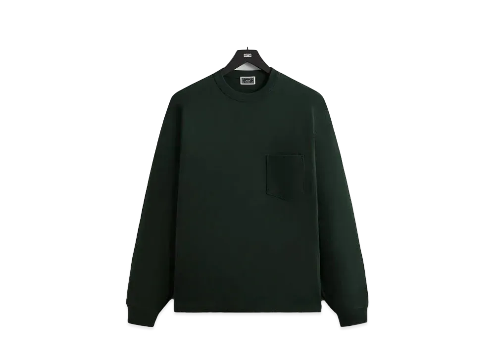 Kith Long Sleeve Leonard Pocket Tee "Stadium"