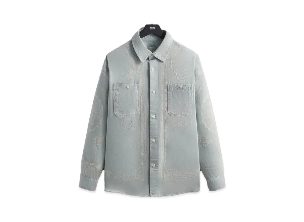 Kith Raw Hem Denim Apollo Shirt "Breath"