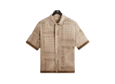 Kith Bandana Mesh Woodpoint Shirt "Canvas"