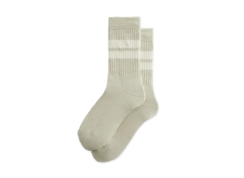 Kith Stripe Crew Socks With Script Embroidery "Reverie"