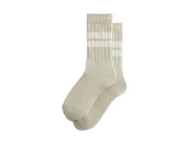 Kith Stripe Crew Socks With Script Embroidery "Reverie"