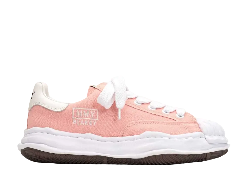 メゾンミハラヤスヒロ ブレイキー OG ソール キャンバス ロートップ スニーカー "ピンク" (A08FW735)