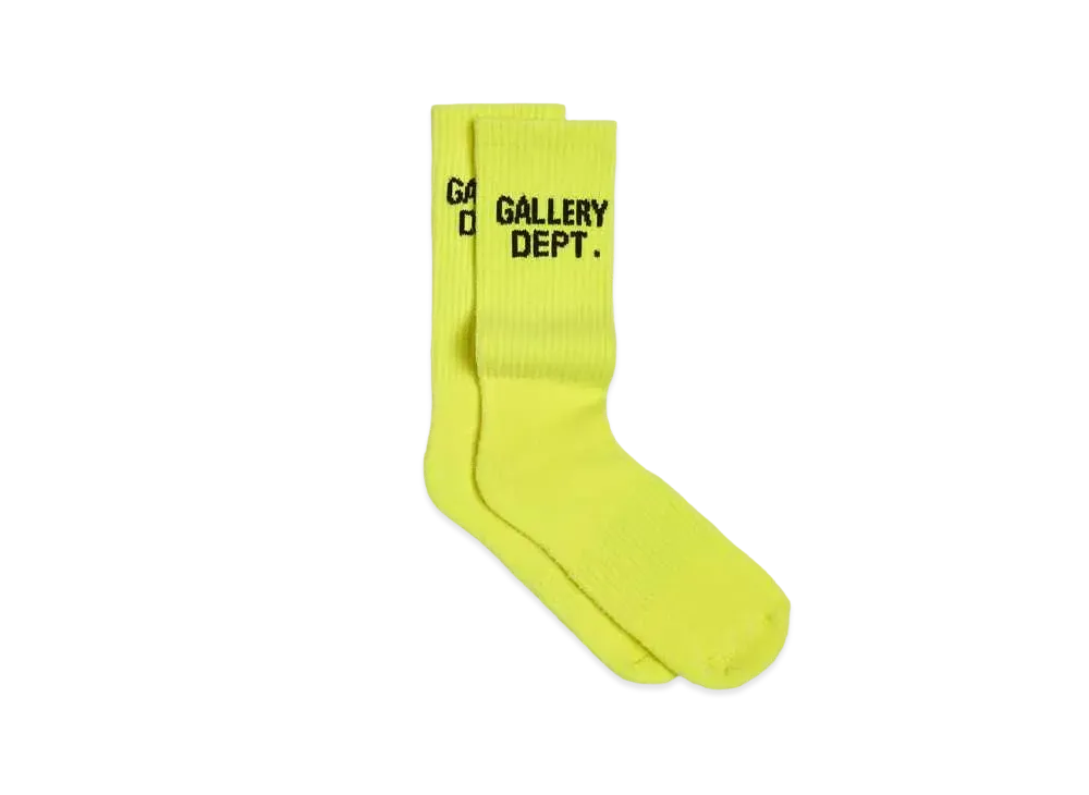 GALLERY DEPT. Clean Socks "Flo Yellow"