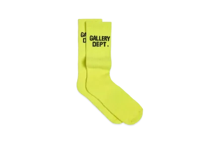 GALLERY DEPT. Clean Socks "Flo Yellow"