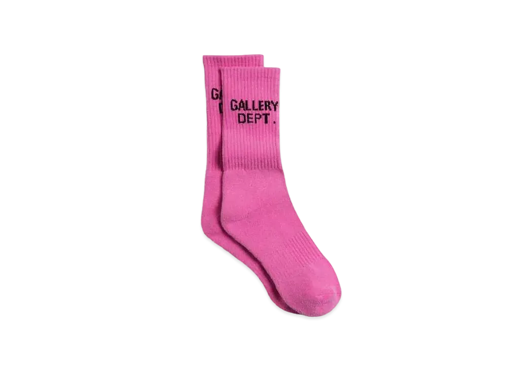 GALLERY DEPT. Clean Socks "Flo Pink"