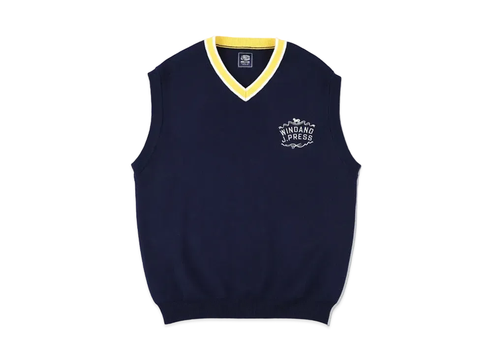 A (未使用に近い)】ウィンダンシー x マルボンゴルフ ニット ベスト