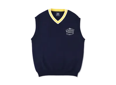 WIND AND SEA x J.PRESS ORIGINALS Knit Vest "Navy"