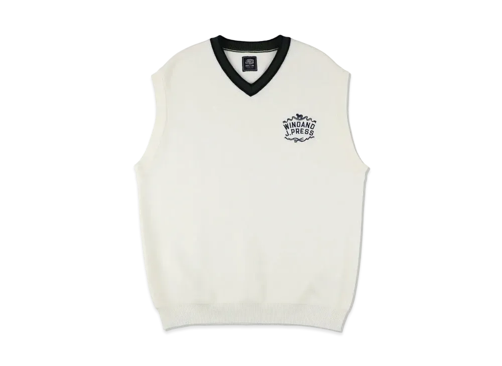A (未使用に近い)】ウィンダンシー x マルボンゴルフ ニット ベスト