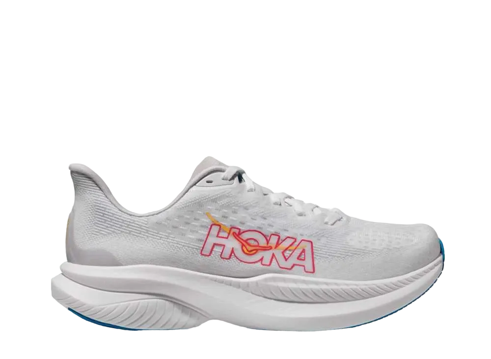 ホカ ウィメンズ マッハ6 "ホワイト/ニンバスクラウド"