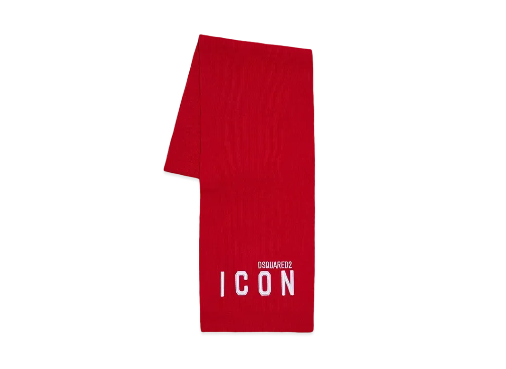 Dsquared2 Be Icon Scarf "Red"