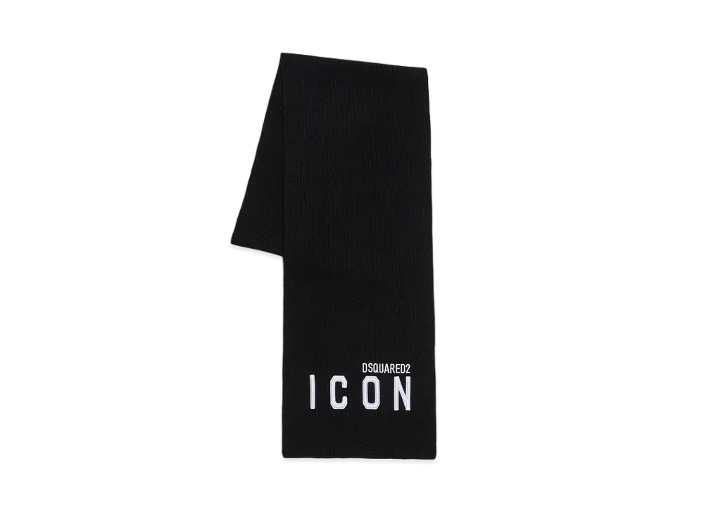 Dsquared2 Be Icon Scarf "Black"
