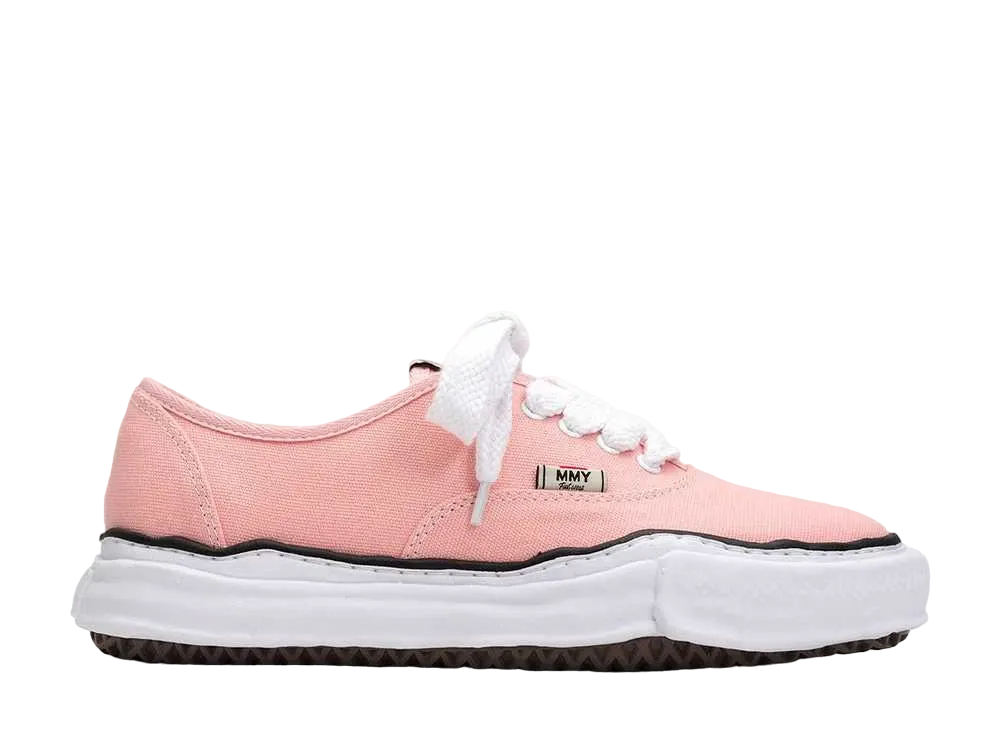 メゾンミハラヤスヒロ ベイカー OG ソール キャンバス ロートップ スニーカー "ピンク" (A02FW704)