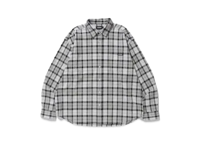 XLARGE PLAID L/S SHIRT "BEIGE"
