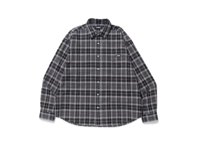 XLARGE PLAID L/S SHIRT "GREY"