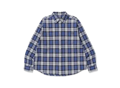 XLARGE PLAID L/S SHIRT "BLUE"