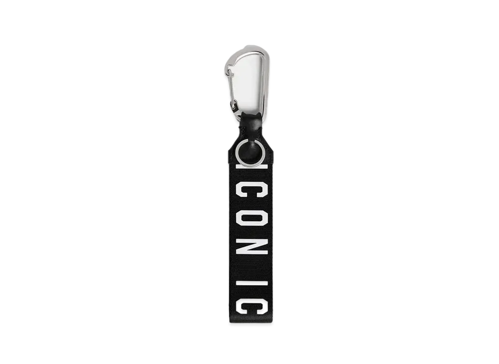 Dsquared2 Be Icon Key Ring #2 "Black/White"