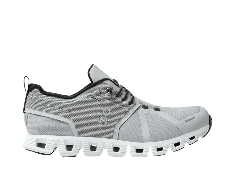 On Women's Cloud 5 Waterproof "Glacier/White"