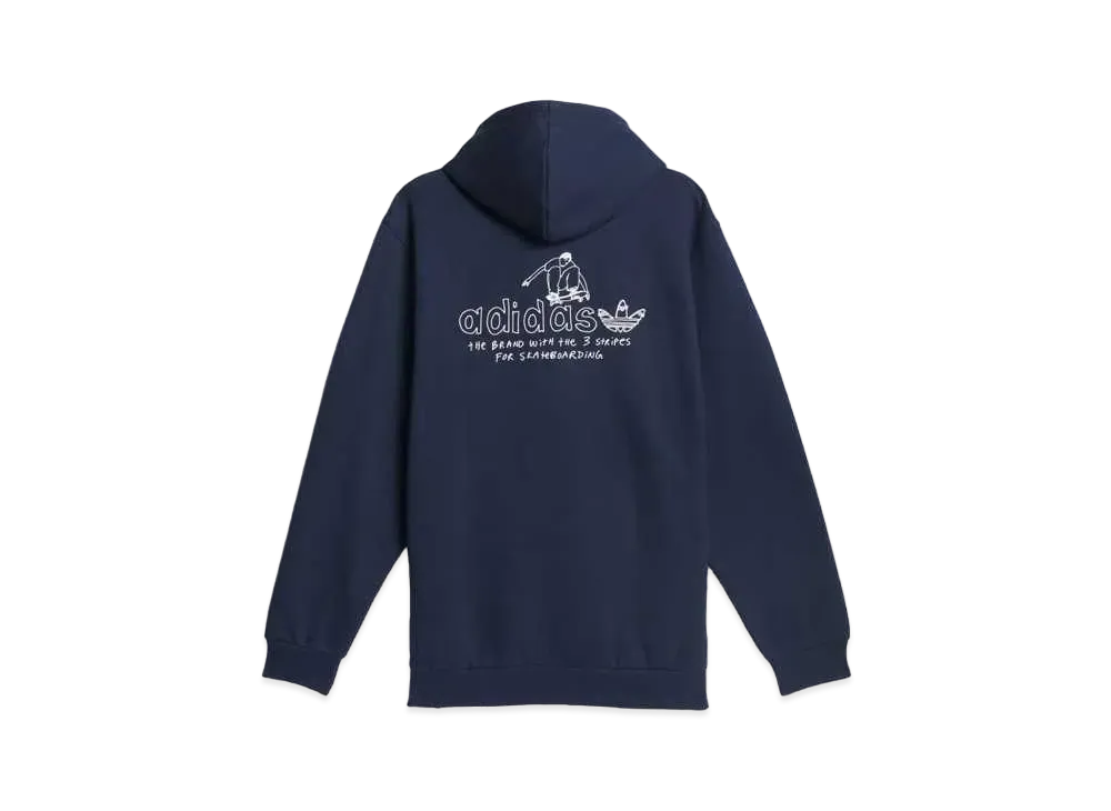 adidas Henry Jones Graphic Hoodie "College Navy/White"