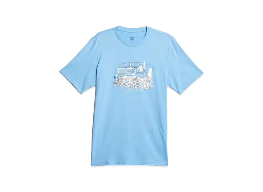 adidas Henry Jones Nora Short Sleeve Tee "Light Blue/Multi"