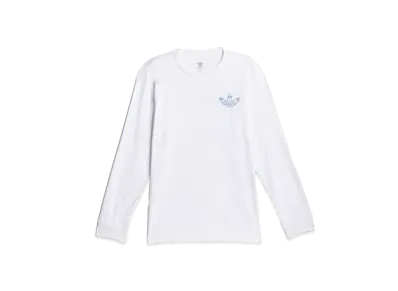 adidas Henry Jones Graphic Long Sleeve Tee "White/Team Royal Blue"