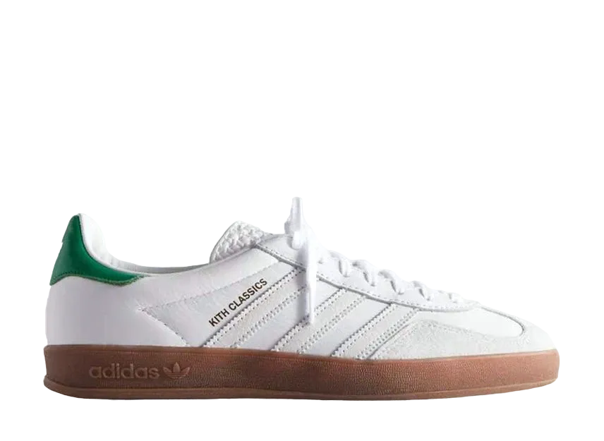 キス × アディダス オリジナルス ガゼル インドア "ホワイト/グリーン"