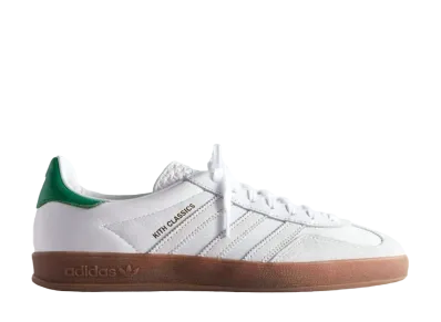 KITH × adidas Gazelle Indoor "White/Green"