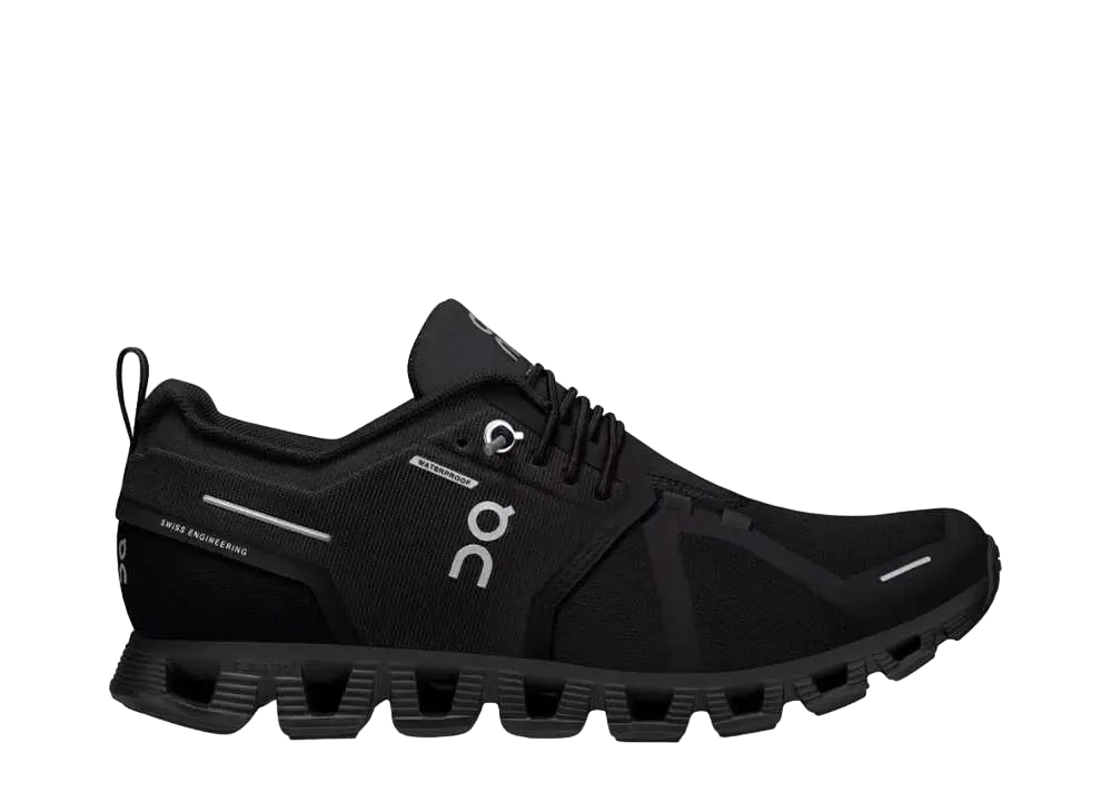 On Women's Cloud 5 Waterproof "All Black"