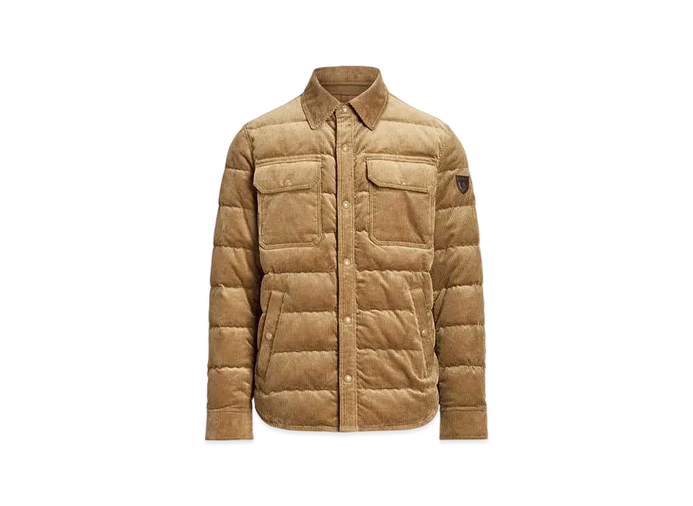 Polo Ralph Lauren Quilted Corduroy Down Jacket "Brown"