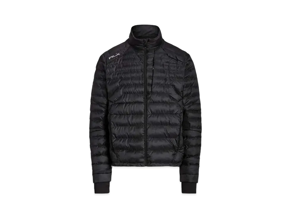 Polo Ralph Lauren Rlx Golf Water Reperant Packable Quilted Jacket "Black"