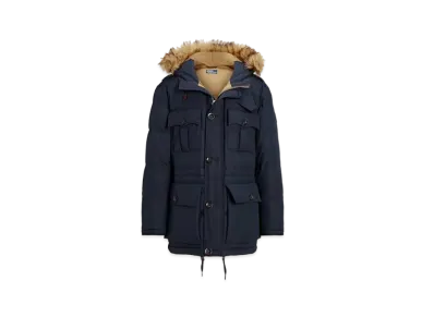 Polo Ralph Lauren Faux Fur Trim Down Parka "Navy"