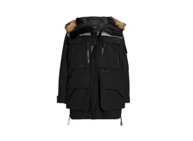 Polo Ralph Lauren Faux Fur Trimmed Water Reperant Parka "Black"