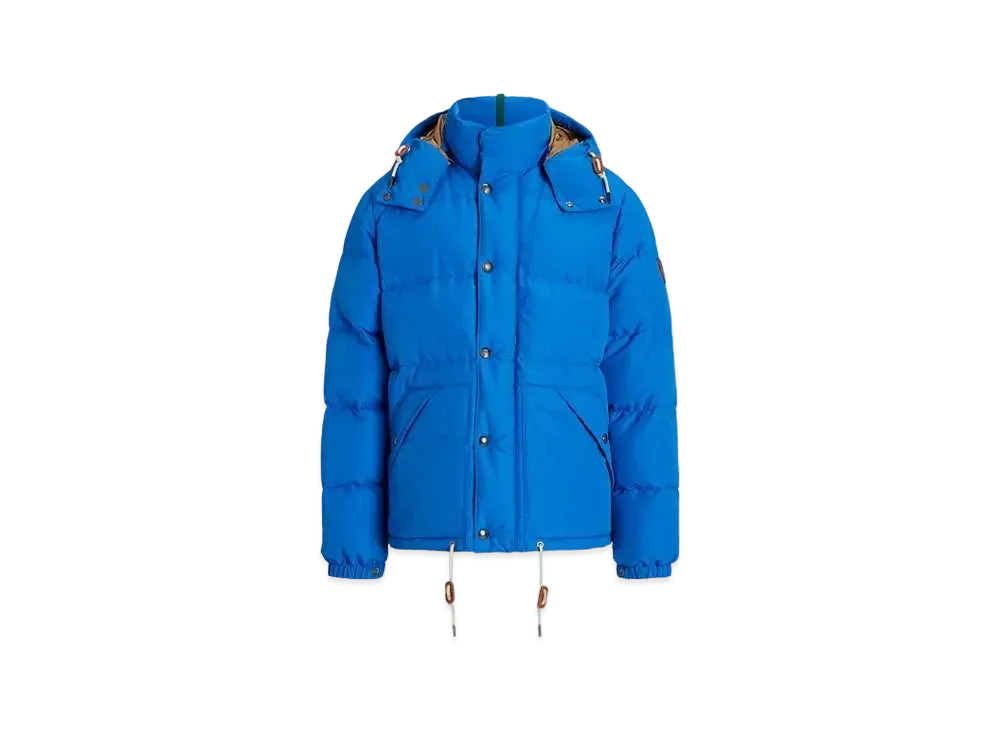 Polo Ralph Lauren Water Resistant Down Hooded Jacket "Blue"