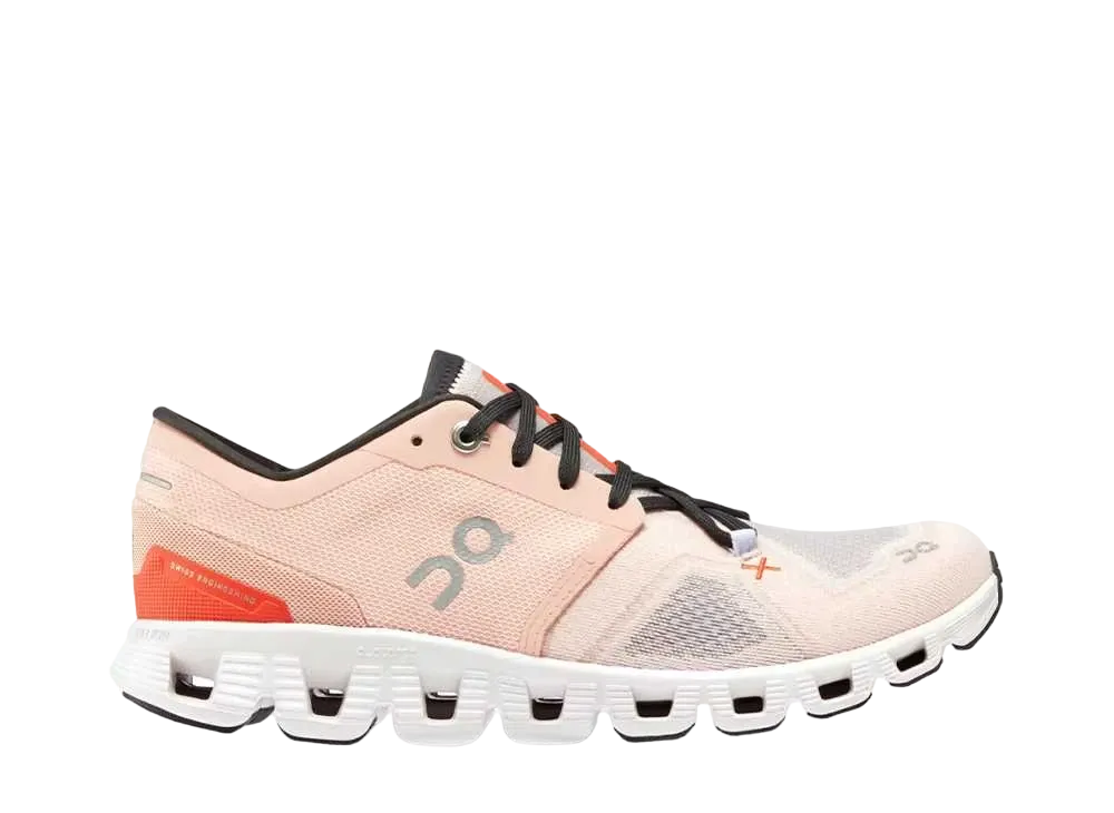 On Women's Cloud X 3 "Rose/Sand"