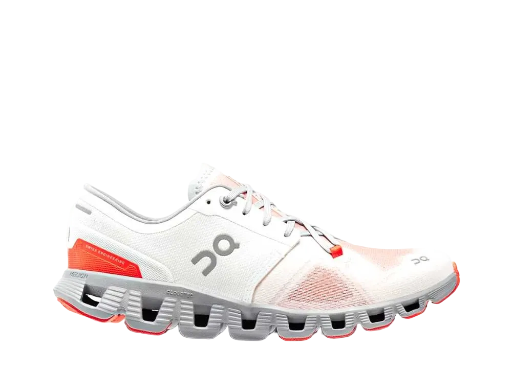 On Women's Cloud X 3 "Ivory/Alloy"