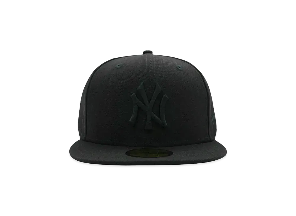NEW ERA 59FIFTY New York Yankees Black x Black "BLACK"