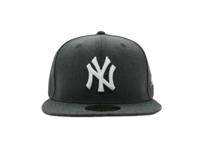NEW ERA 59FIFTY New York Yankees Heather Gray x White "DARK GRAY"