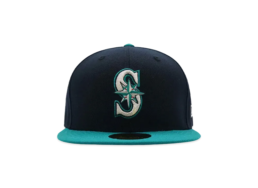 NEW ERA 59FIFTY MLB On-Field Seattle Mariners Alternate "NAVY/NORTHWEST GREEN"