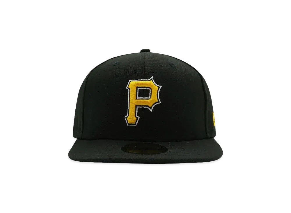 NEW ERA 59FIFTY MLB On-Field Pittsburgh Pirates Alternate "BLACK/SNOW WHITE"