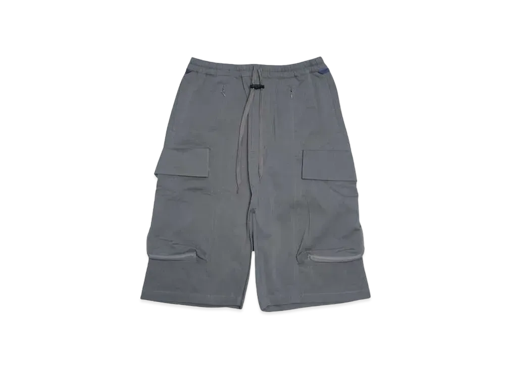 Poliquant THE HIGH DENSITY S/L JUNGLE PANTS WITH DEFORMING LARGE POCKETS "GREY"
