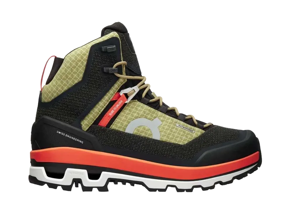 On Women's Cloudalpine Waterproof "Safari/Black"