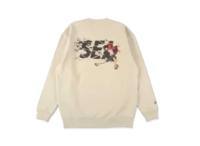 WIND AND SEA x SAMURAI CHAMPLOO (Sea) Crew "Beige"