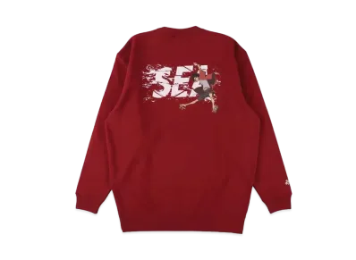 WIND AND SEA x SAMURAI CHAMPLOO (Sea) Crew "Burgundy"